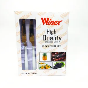 کارد میوه خوری وینکس مدل 2012  بسته ۱۲ عددی