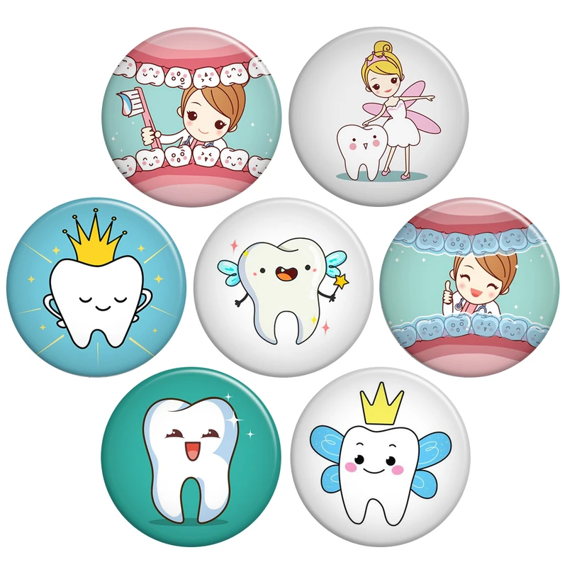 پیکسل گالری باجو طرح دندان و دندانپزشکی کد 100 مجموعه 7 عددی