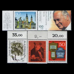 تمبر یادگاری مدل خارجی مجموعه 5 عددی