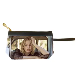 کیف لوازم آرایش زنانه طرح بازیگر مارگو رابی مدل L1207