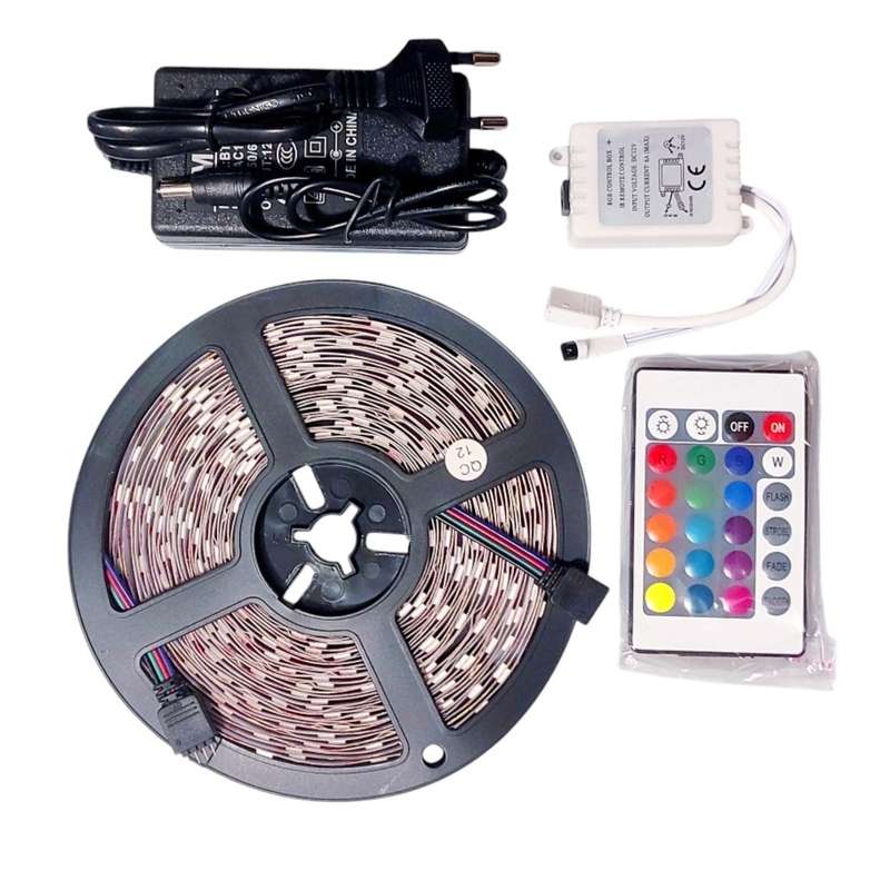 ریسه ال ای دی مدل دریم لایت گیمینگ 16 رنگ کد RGB 12v طول 10 متر ریسه ال ای دی مدل دریم لایت گیمینگ 16 رنگ کد RGB 12v طول 10 متر