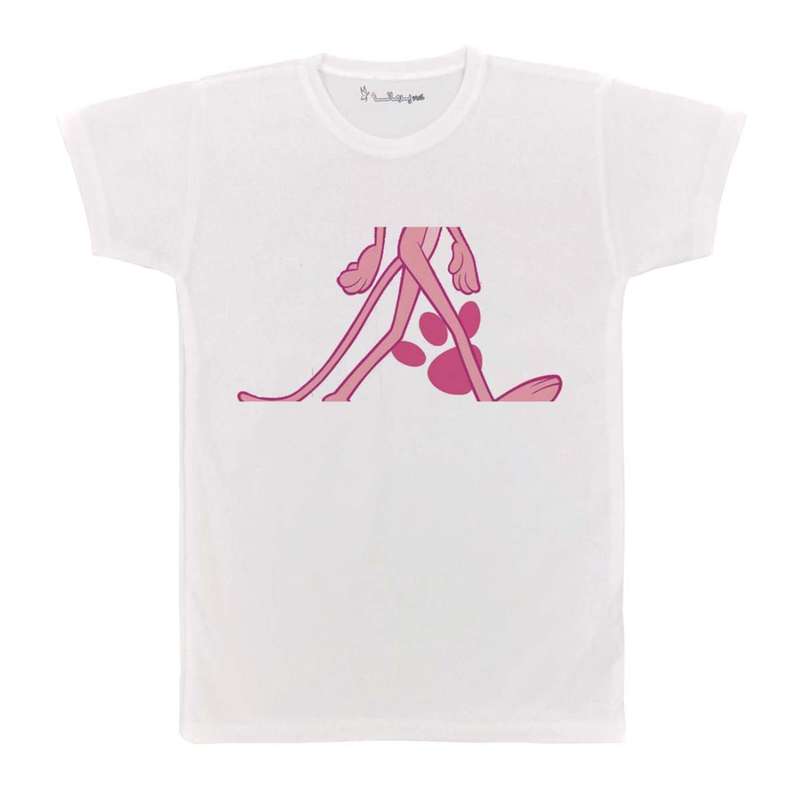 تی شرت بچگانه پرمانه طرح پلنگ صورتی کد pmt.4705