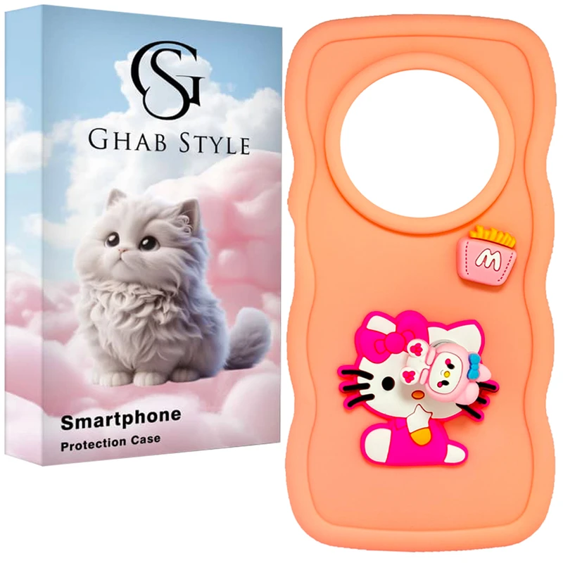 کاور قاب استایل مدل doll مناسب برای گوشی موبایل شیائومی Redmi 14C 4G / Redmi 14C 5G / Redmi 14R / Poco C75 4G / Poco C75 5G / Redmi A3 Pro / Redmi A4