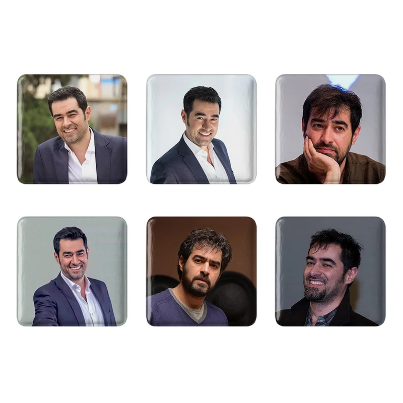 مگنت خندالو مدل شهاب حسینی کد 367A مجموعه 6 عددی