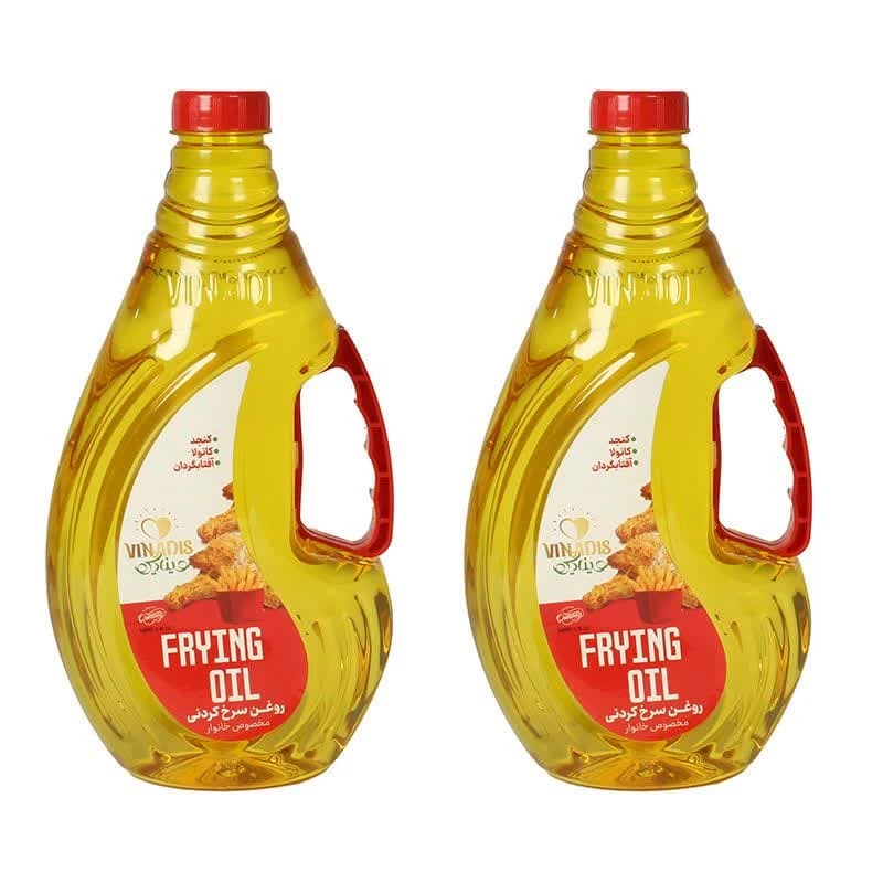 روغن کنجد سرخ کردنی وینادیس - 1.8 لیتر مجموعه 2 عددی