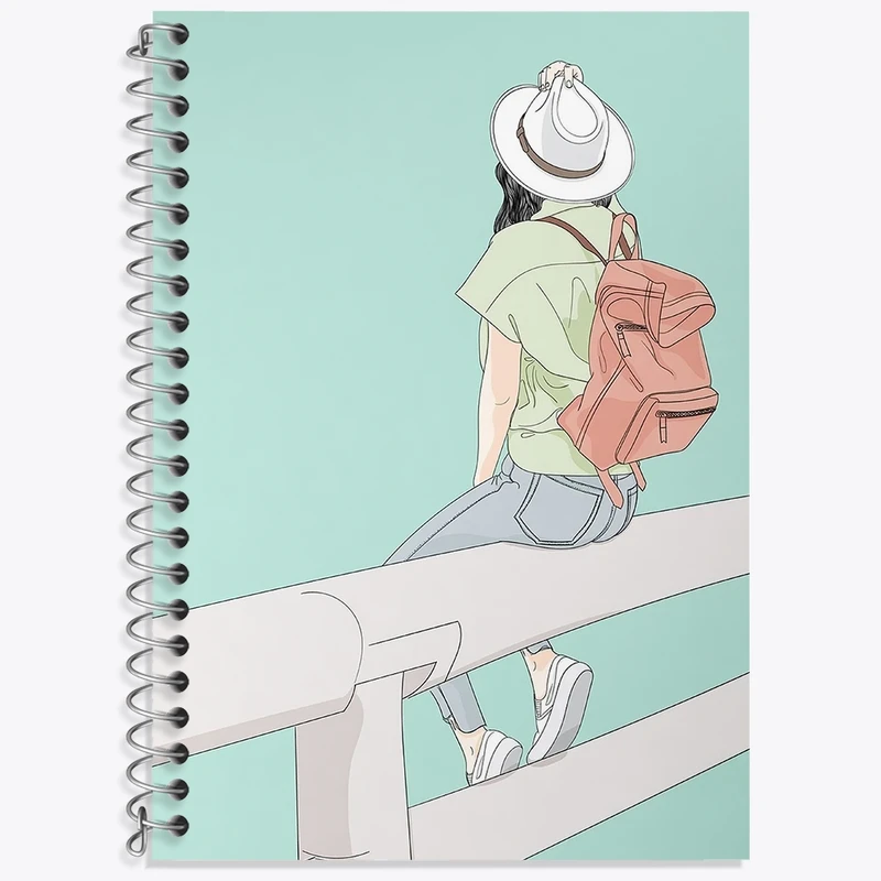 دفتر لغت 50 برگ خندالو طرح دخترانه کد N8