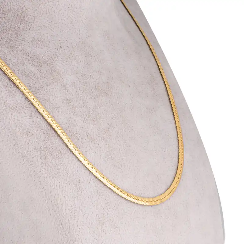 گردنبند طلا 18 عیار زنانه گالری شیدا مجد مدل هرینگبون M