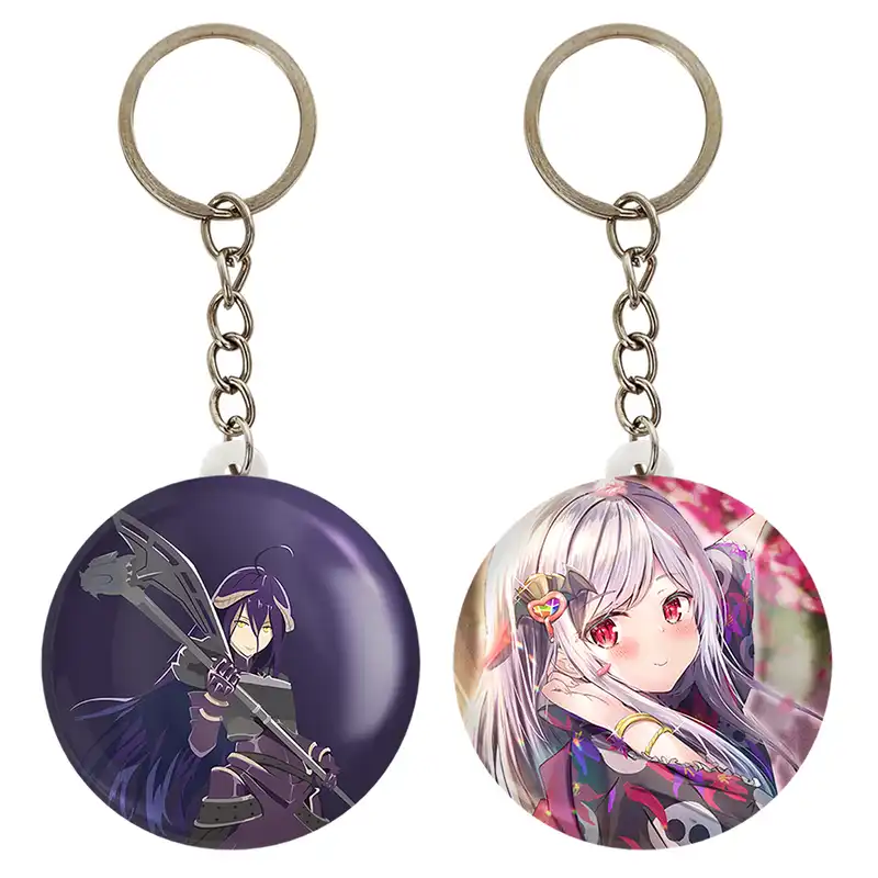 جاکلیدی خندالو مدل البیدو انیمه اورلرد کد 1833418336 مجموعه 2 عددی