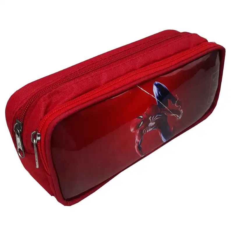 جامدادی طرح مرد عنکبوتی مدل 3 زیپ ساده کد 02