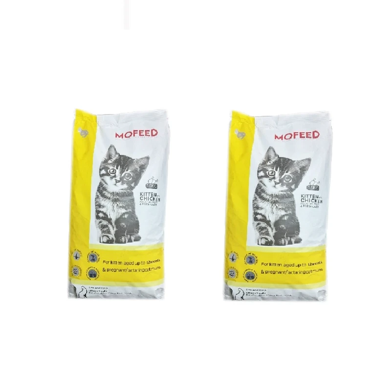 غذا خشک گربه نابالغ مفید مدل کیتن  طعم مرغ وزن 3000 گرم مجموعه 2 عددی