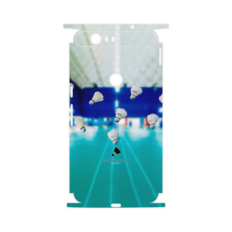 برچسب پوششی ماهوت مدل Badminton-FullSkin مناسب برای گوشی موبایل گوگل Nexus 6P