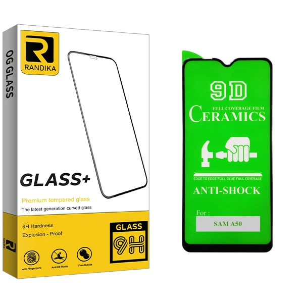 محافظ صفحه نمایش 9D راندیکا مدل GLD مناسب برای گوشی موبایل سامسونگ Galaxy A50