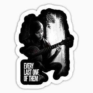 استیکر لپ تاپ و موبایل بووم طرح سریال Last of Us مدل Ellie کد AG34