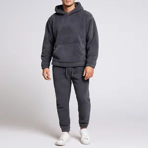 ست هودی و شلوار مردانه مدل تدی طرح G BAG