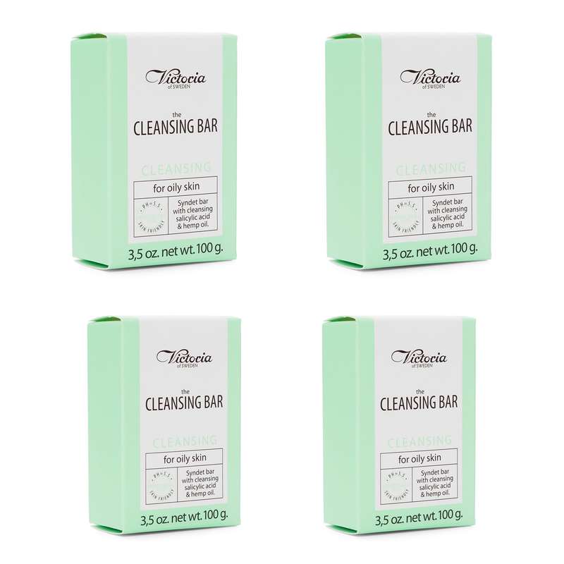 پن شستشو ویکتوریا مدل Oily Skin وزن 100 گرم بسته 4 عددی پن شستشو ویکتوریا مدل Oily Skin وزن 100 گرم بسته 4 عددی