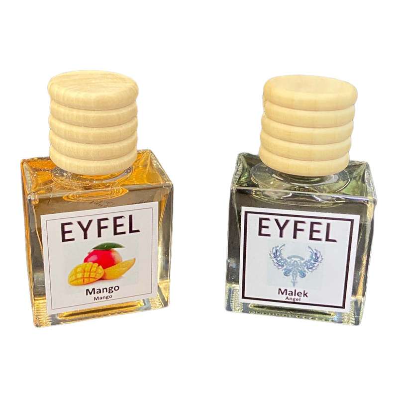 خوشبوکننده خودرو ایفل مدل انبه و آنجل کد Mango-Angel حجم 10میلی لیتر بسته 2 عددی