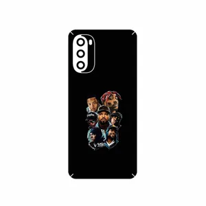 MAHOOT Great Rappers Digital Art Cover Sticker for Motorola Moto G52