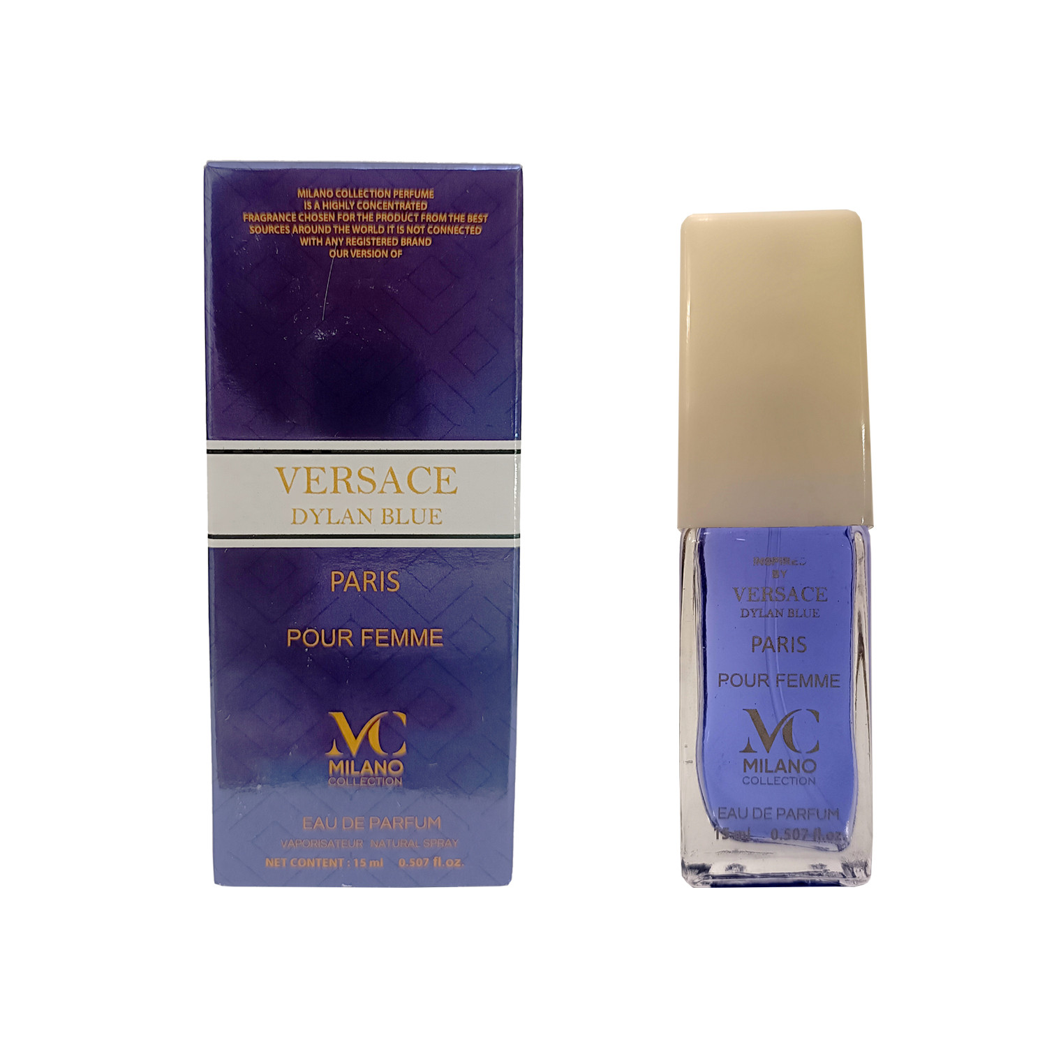 عطر جیبی مردانه میلانو مدل ورساچه حجم 15 میلی لیتر