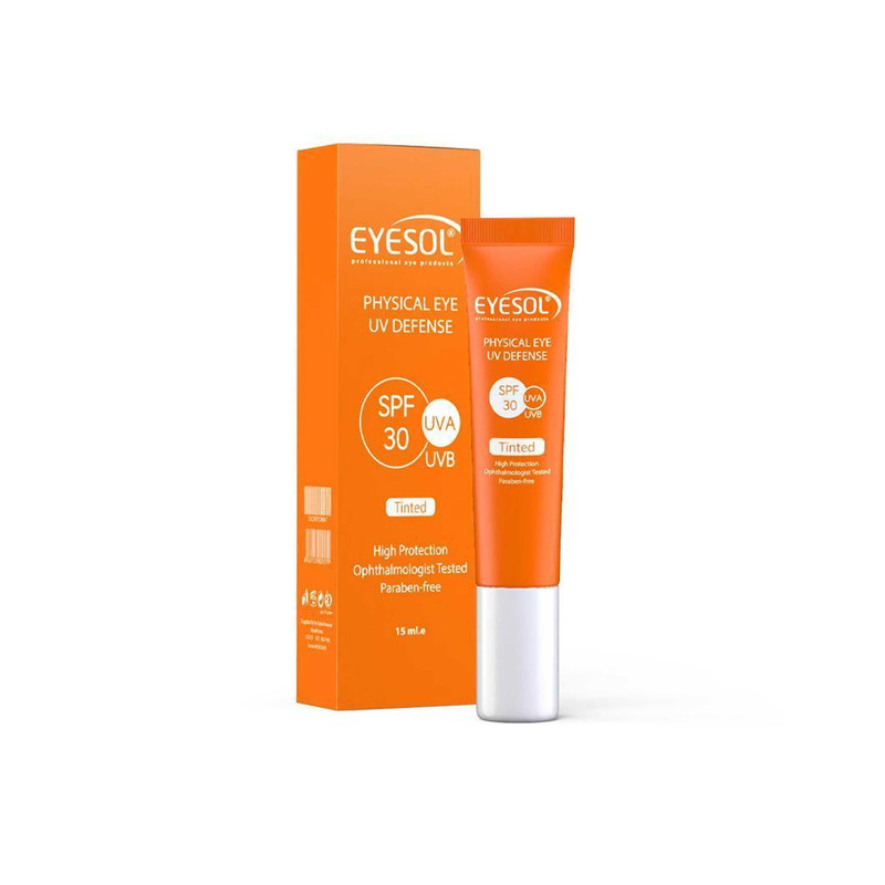 کرم ضدآفتاب رنگی آیسول SPF30 مدل TEYE مخصوص دور چشم، حجم 15 میلی‌لیتر