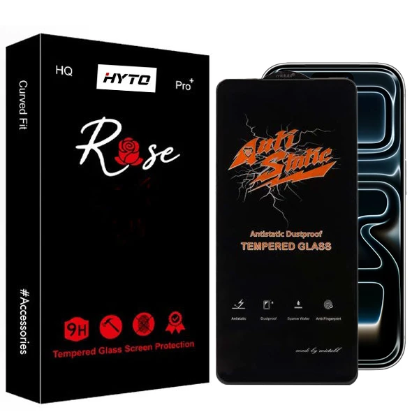محافظ صفحه نمایش آنتی استاتیک هیتو مدل Rose Optiva مناسب برای گوشی موبایل اپل iphone 17 Pro Max