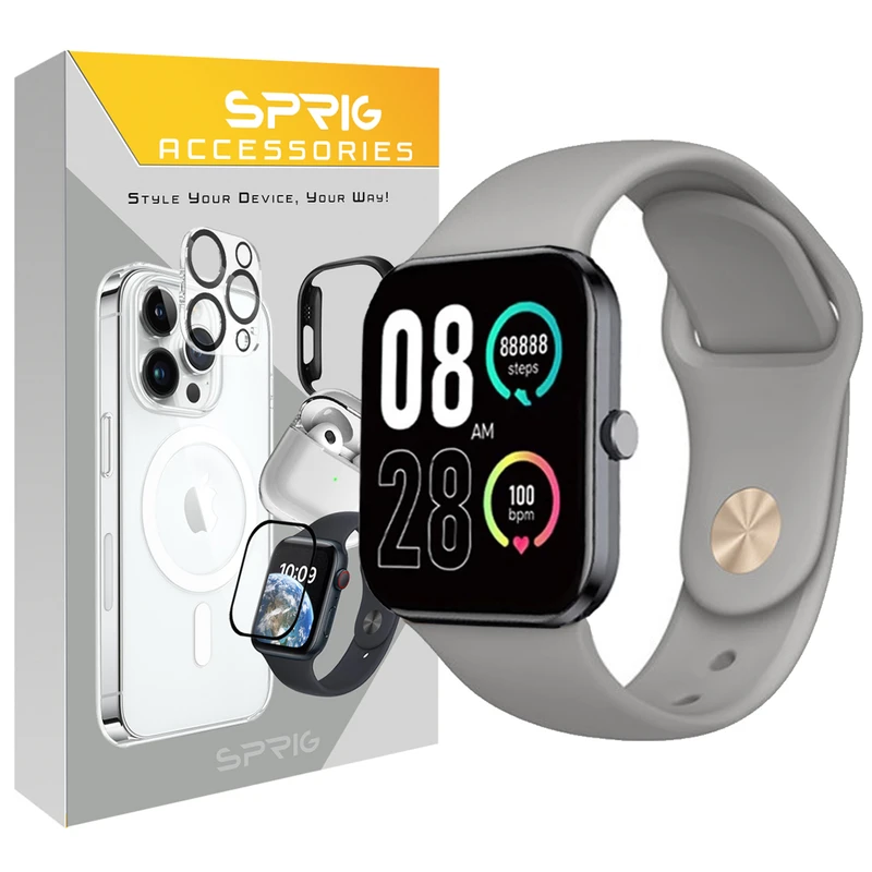 بند اسپریگ مدل SIC TW مناسب برای ساعت هوشمند کیو سی وای GTC / GTS