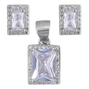 نیم ست نقره زنانه کد M3163