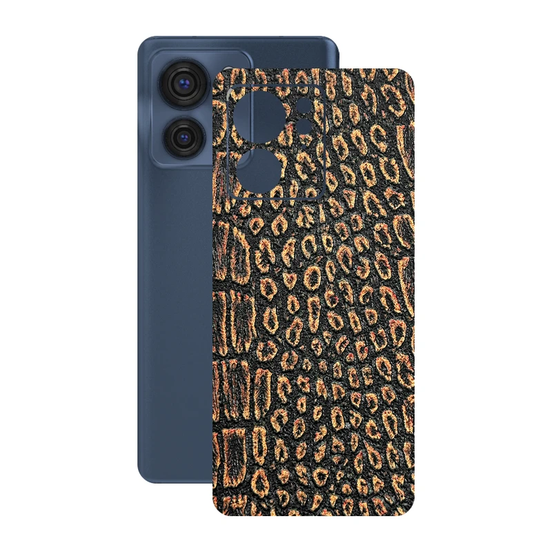 برچسب پوششی ریمکس مدل Leth طرح پوست ماری مناسب برای گوشی موبایل موتورولا Edge 40