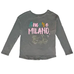 تی شرت آستین بلند دخترانه کول کلاب مدل 257736