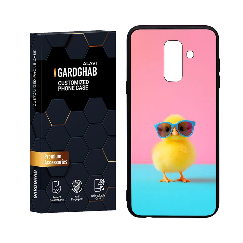 کاور گارد قاب علوی مدل Glass مناسب برای گوشی موبایل سامسونگ Galaxy A6 Plus