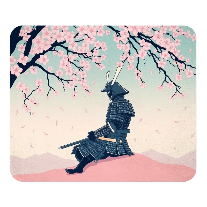 ماوس پد مدل سامورایی سایز 19x24 سانتی متر