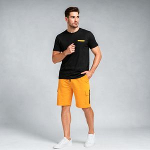 نقد و بررسی ست تی شرت و شلوارک مردانه مادر مدل Neon توسط خریداران