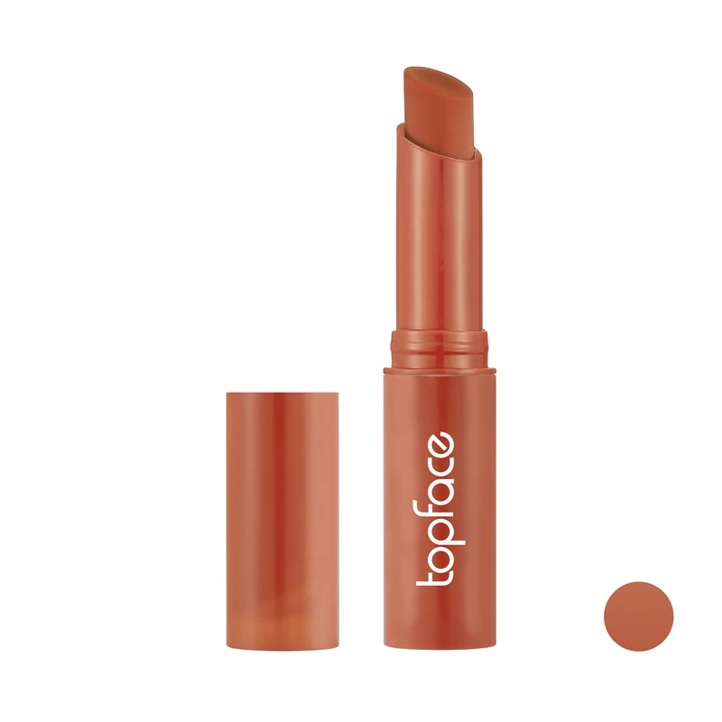 بالم لب رنگی و آبرسان تاپ فیس مدل Glow Kissed شماره 004 رنگ قهوه ای ملایم 