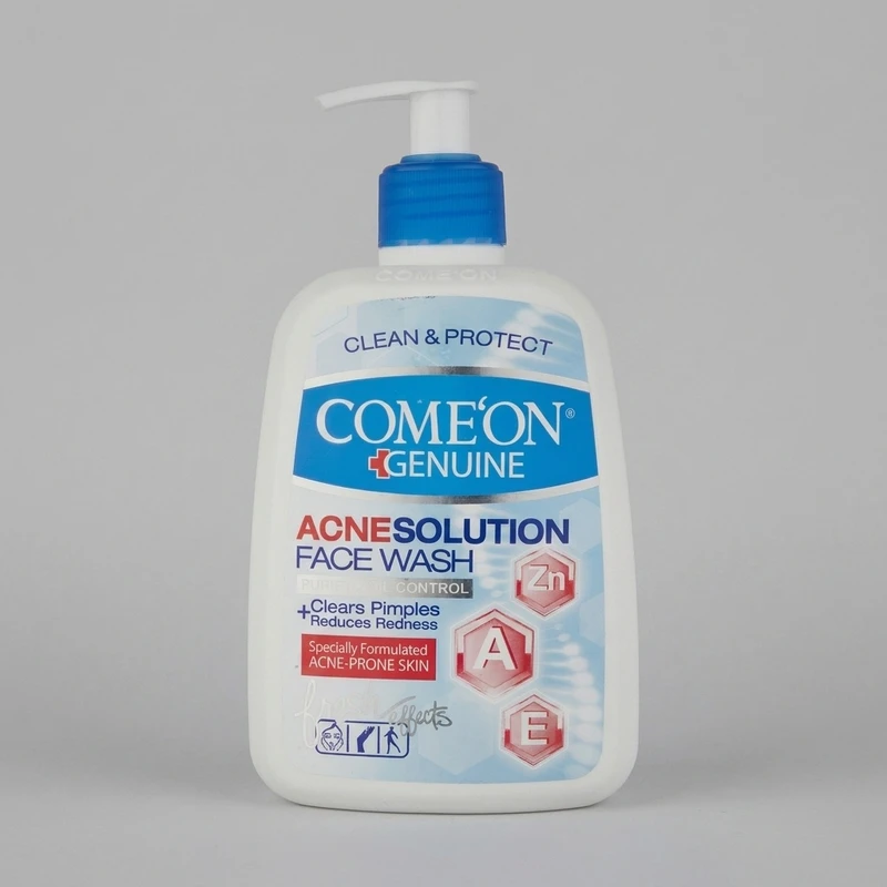 ژل شست‌وشوی صورت کامان مدل Acne Solution حجم 500 میلی‌لیتر