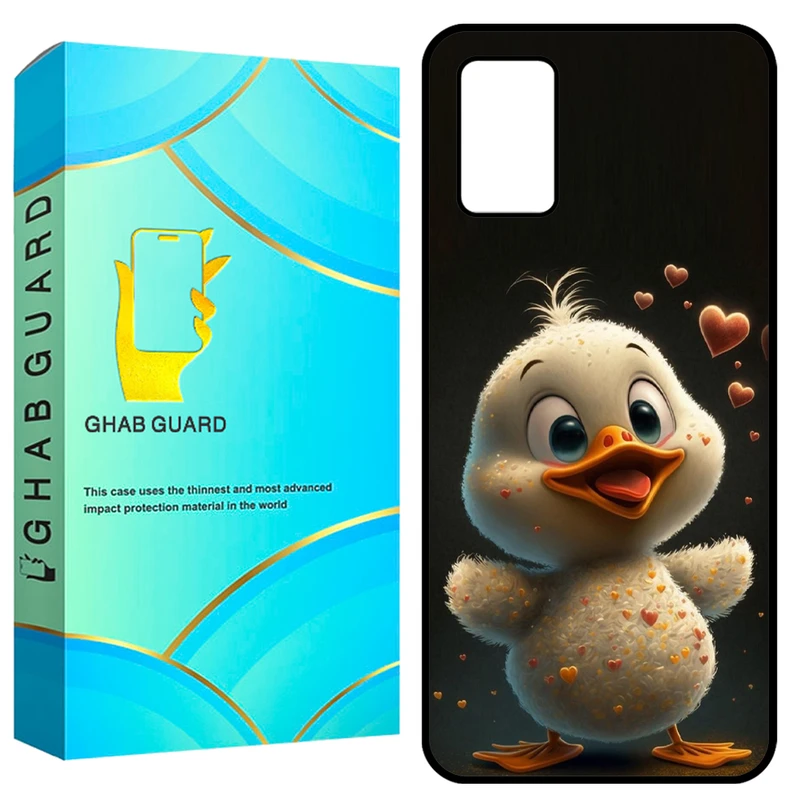 کاور قاب گارد طرح جوجه اردک مدل GCHPA03S مناسب برای گوشی موبایل سامسونگ Galaxy A02s / M02s / A03s / F02s