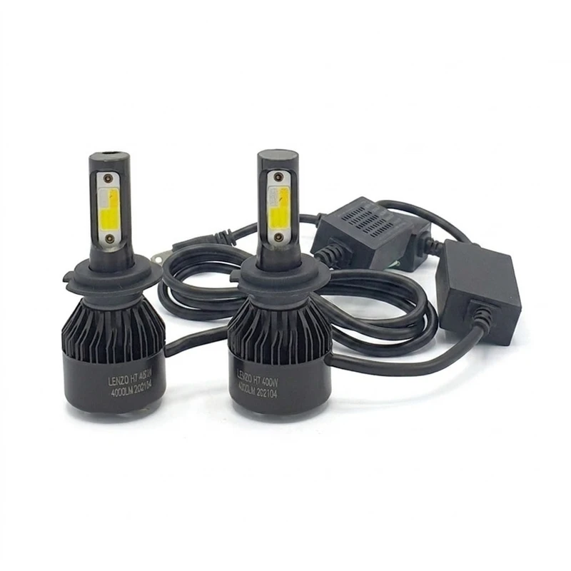 هدلایت خودرو مدل V8 پایه H1 بسته دو عددی