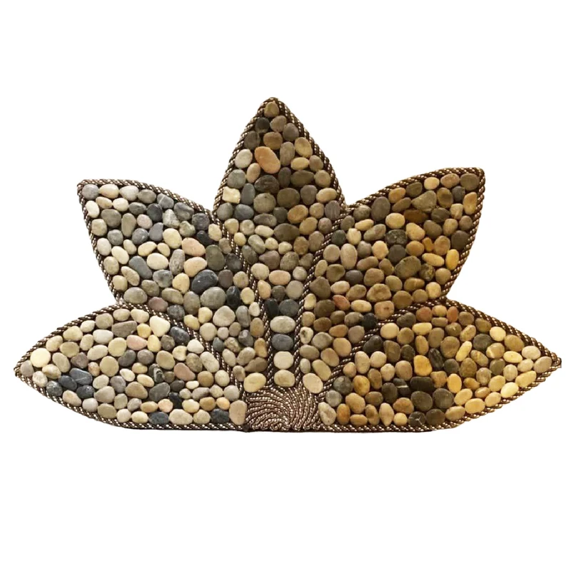 پادری مدل سنگی طرح نیم گل سایز 80x50 سانتی متر