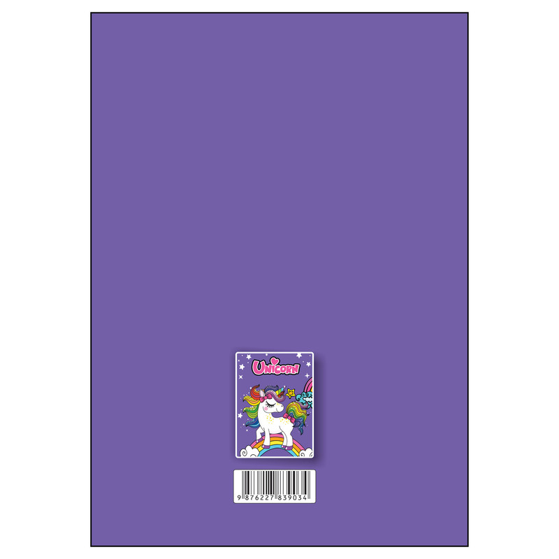 دفتر نقاشی 40 برگ مونگا مدل اسب تکشاخ