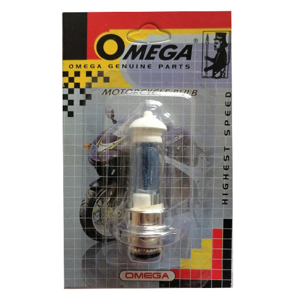 لامپ چراغ جلو موتورسیکلت امگا مدل هالوژن مناسب برای هندا