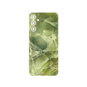 MAHOOT Green_Crystal_Marble Cover Sticker for Samsung Galaxy M34 5G