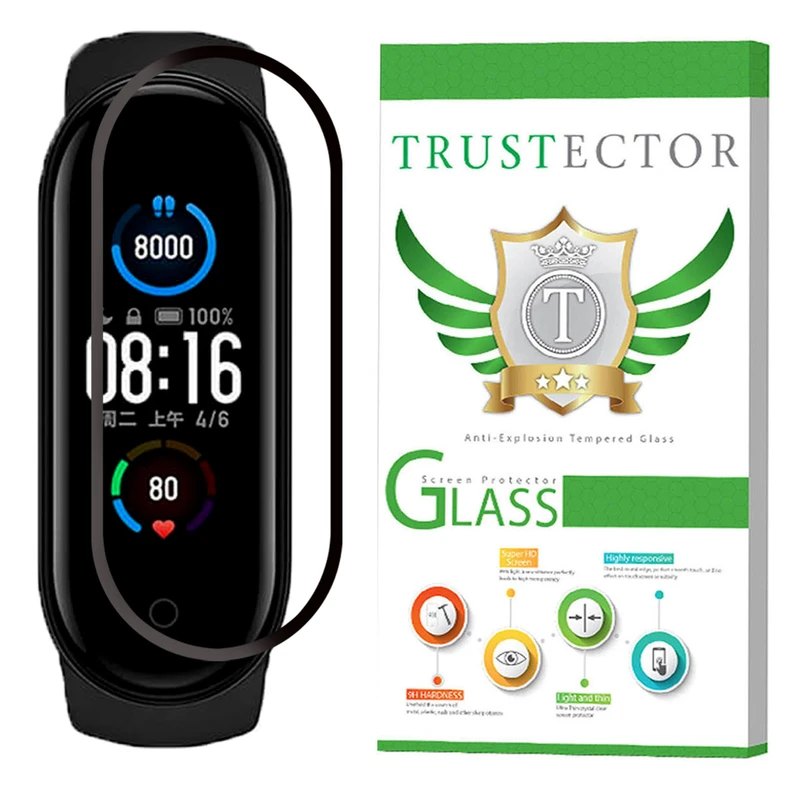 محافظ صفحه نمایش تراستکتور مدل PMTA-Glass مناسب برای مچ بند هوشمند شیائومی Mi Band 5