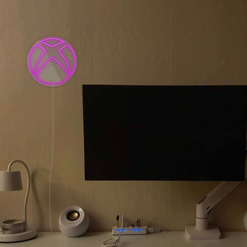 چراغ دیواری نئون دیزاین طرح Xbox-GL_PR