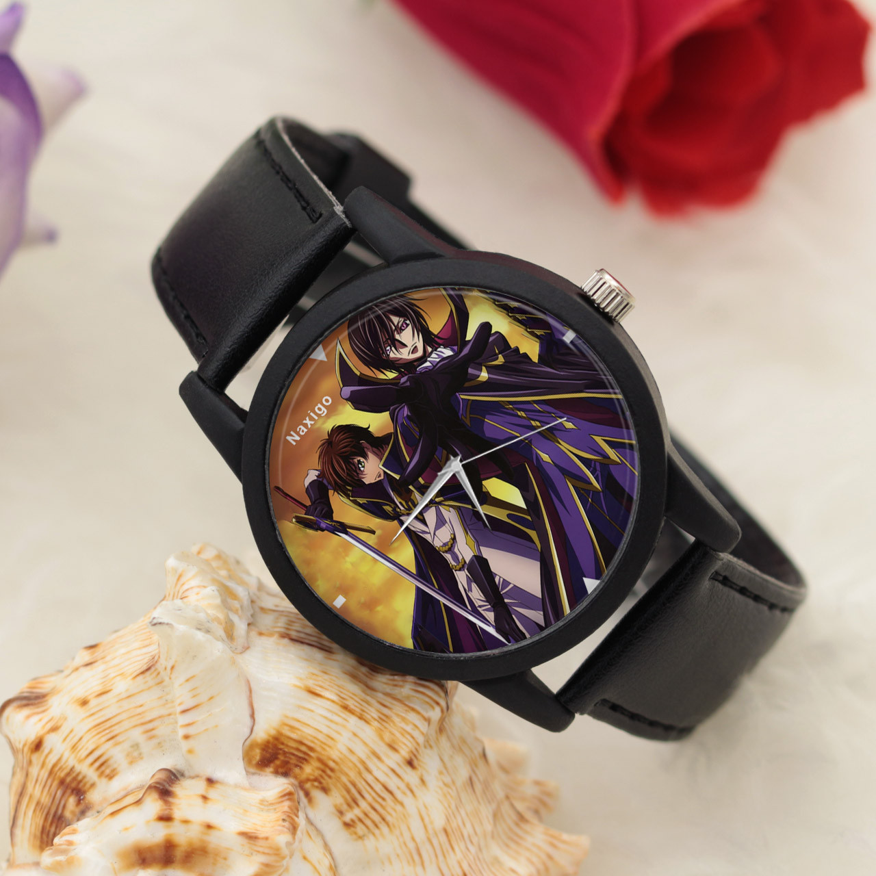 ساعت مچی عقربه ای ناکسیگو مدل Code Geass کد LF13161 ساعت مچی عقربه ای ناکسیگو مدل Code Geass کد LF13161