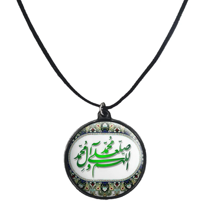گردنبند پرمانه طرح ادعیه و مذهبی کد pmb.6452