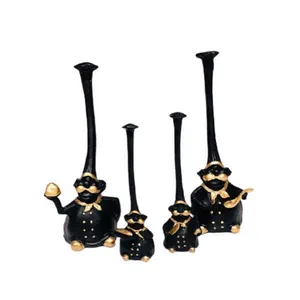 مجسمه دنیا دکوری سرمد مدل سرآشپز مجموعه 4 عددی