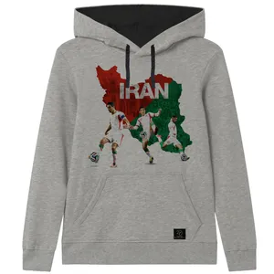 هودی پسرانه 27 مدل IRAN کد V72 رنگ طوسی