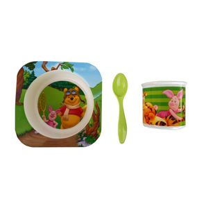 نقد و بررسی ظرف غذای 3 تکه کودک طرح Pooh کد 77-88-77-Pooh توسط خریداران