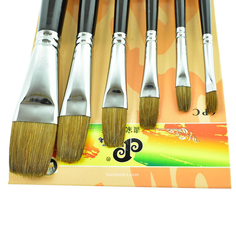 قلم مو تخت مدل 9112 مجموعه 6 عددی