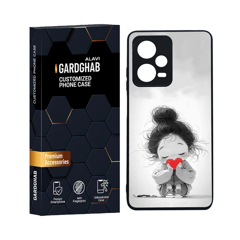 کاور گارد قاب علوی مدل دورژله ای فانتزی مناسب برای گوشی موبایل شیائومی Redmi Note 12 Pro 5G