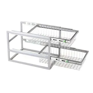 سبد سوپری کابینت مدل استیل ایکس