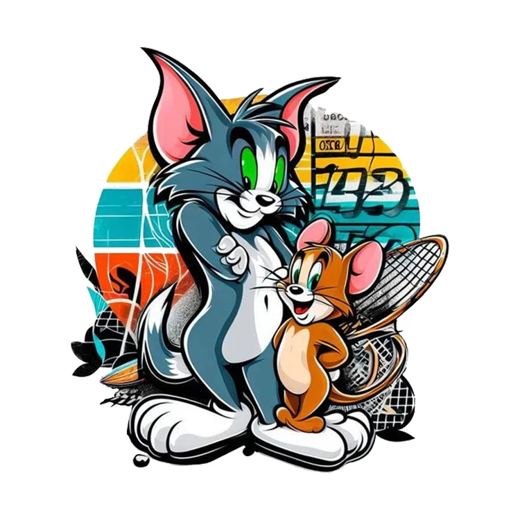 استیکر پارچه و لباس پاد آفرین مدل تام وجری کد 1283